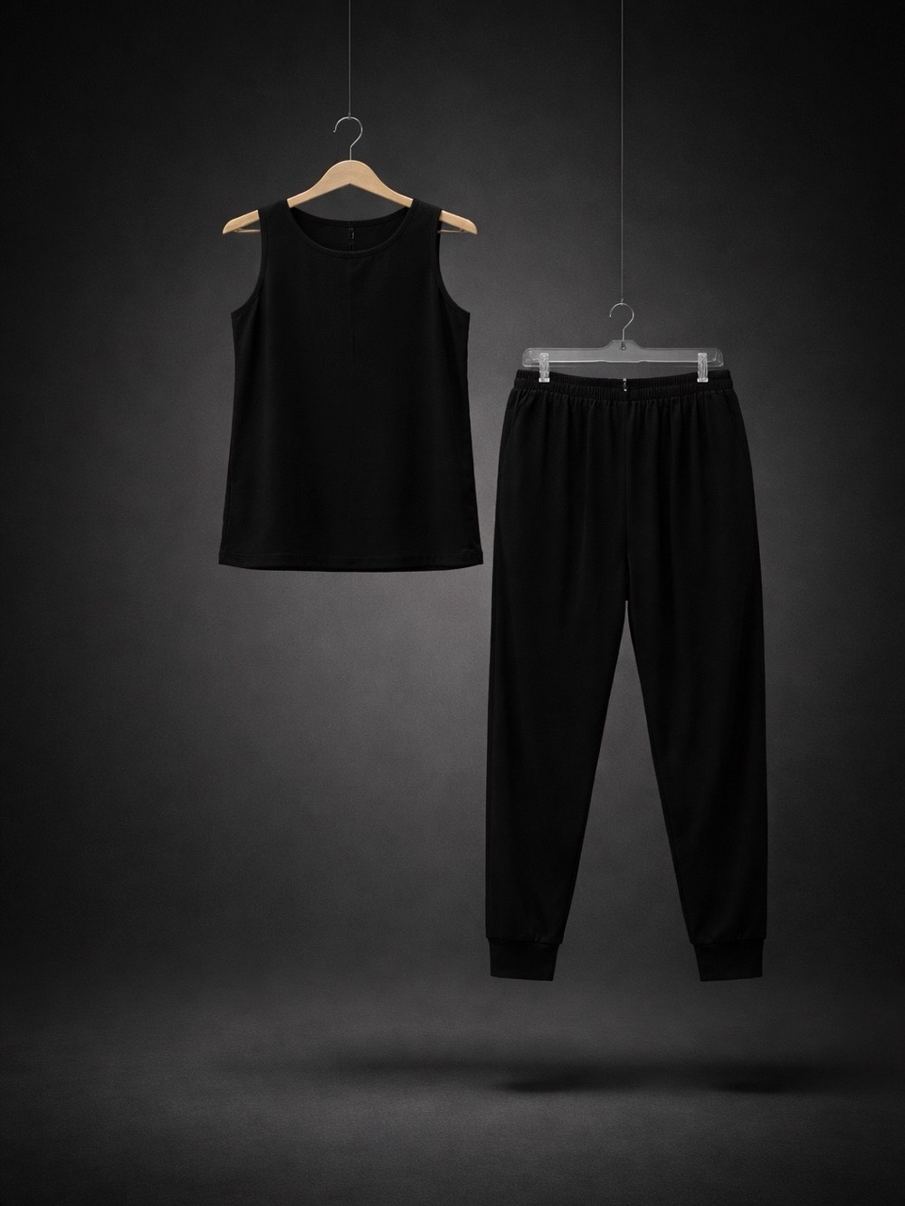 Women's Basic Summer Set - Tank Top & Joggers